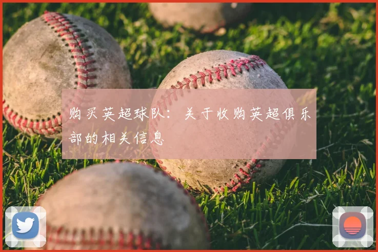 购买英超球队：关于收购英超俱乐部的相关信息